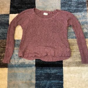 PacSun LA Hearts Purple Sweater